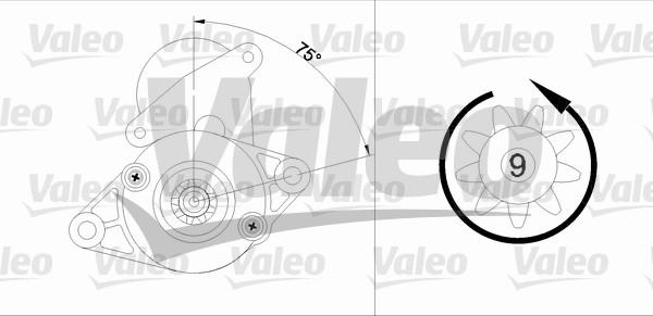 Valeo 455918 - Starteris adetalas.lv