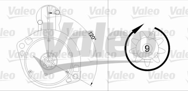 Valeo 455912 - Starteris adetalas.lv