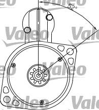 Valeo 455925 - Starteris adetalas.lv