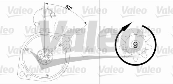 Valeo 455925 - Starteris adetalas.lv