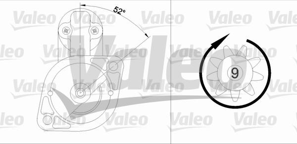 Valeo 455920 - Starteris adetalas.lv