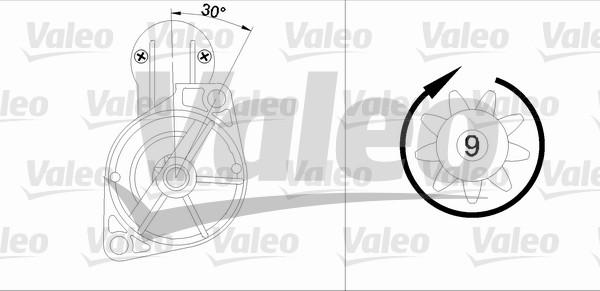 Valeo 455566 - Starteris adetalas.lv