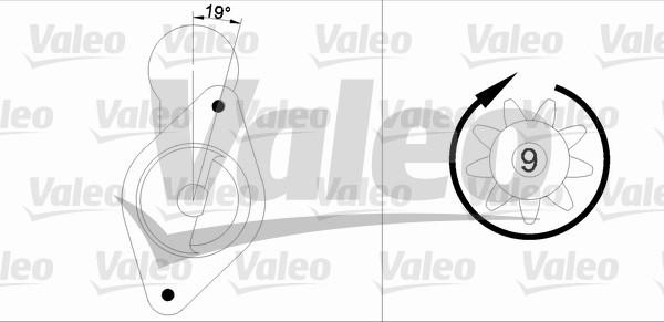 Valeo 455586 - Starteris adetalas.lv