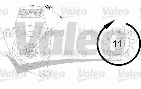 Valeo 455539 - Starteris adetalas.lv