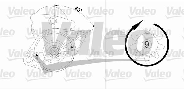 Valeo 455612 - Starteris adetalas.lv