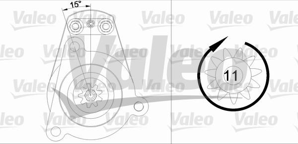 Valeo 455620 - Starteris adetalas.lv