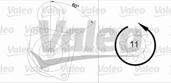 Valeo 455678 - Starteris adetalas.lv