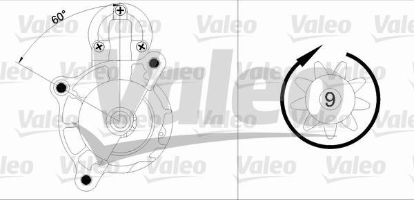 Valeo 455899 - Starteris adetalas.lv