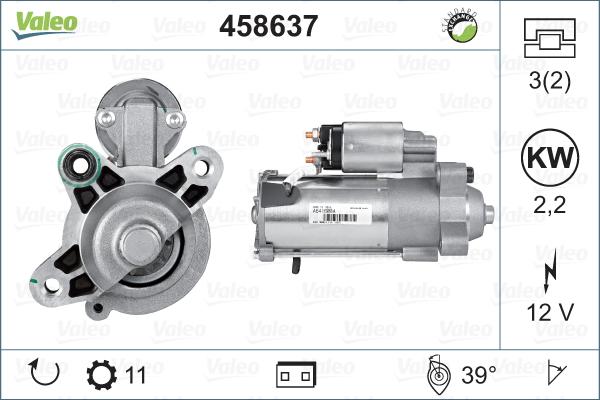 Valeo 458637 - Starteris adetalas.lv