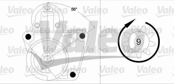 Valeo 458189 - Starteris adetalas.lv