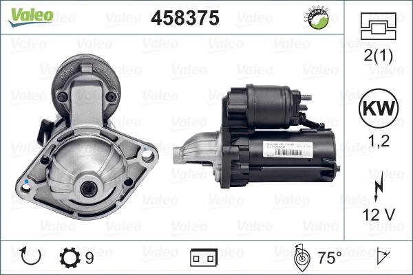 Valeo 458375 - Starteris adetalas.lv