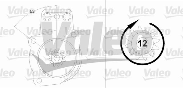 Valeo 458201 - Starteris adetalas.lv