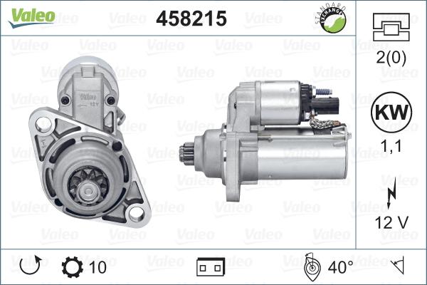 Valeo 458215 - Starteris adetalas.lv