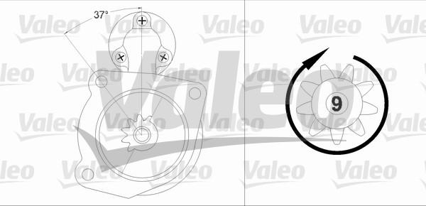 Valeo 458212 - Starteris adetalas.lv