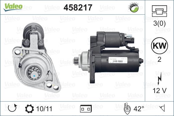 Valeo 458217 - Starteris adetalas.lv