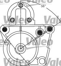 Valeo 458274 - Starteris adetalas.lv