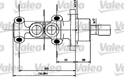 Valeo 402251 - Galvenais bremžu cilindrs adetalas.lv