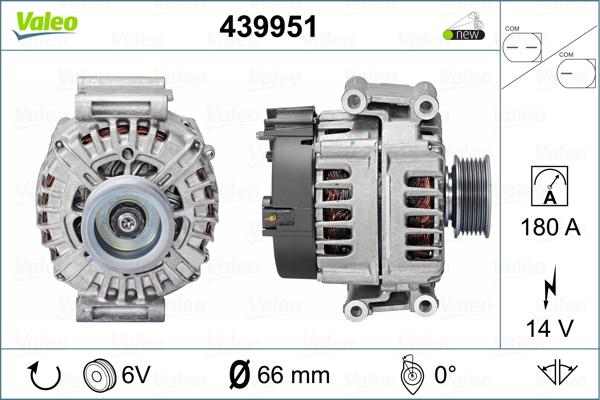 Valeo 439951 - Ģenerators adetalas.lv