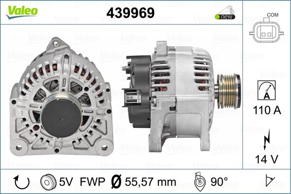 Valeo 439969 - Ģenerators adetalas.lv