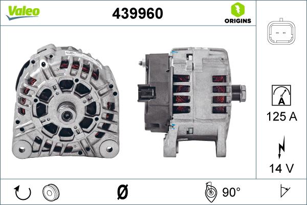 Valeo 439960 - Ģenerators adetalas.lv