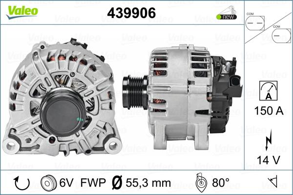 Valeo 439906 - Ģenerators adetalas.lv