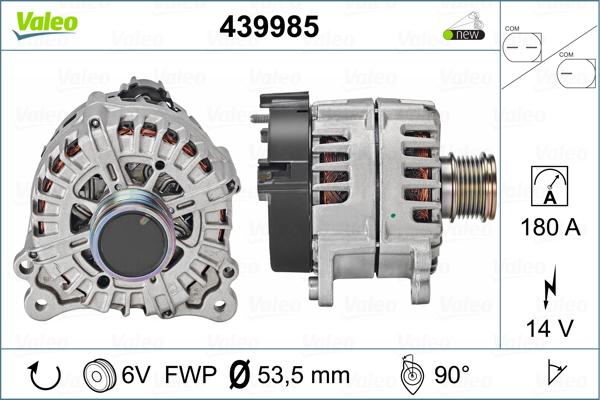 Valeo 439985 - Ģenerators adetalas.lv