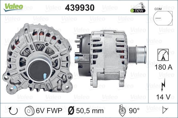 Valeo 439930 - Ģenerators adetalas.lv