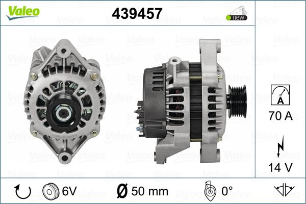 Valeo 439457 - Ģenerators adetalas.lv