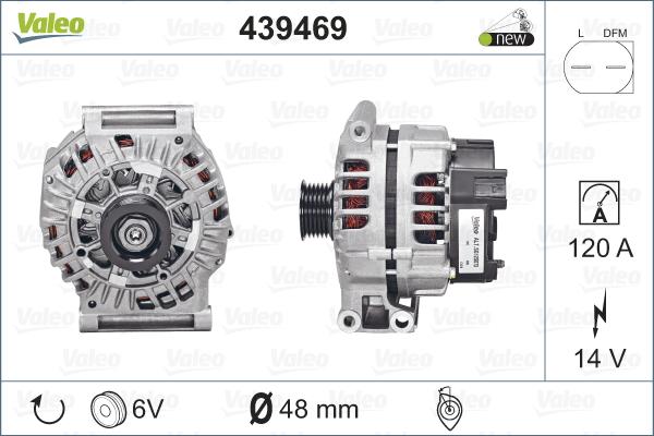 Valeo 439469 - Ģenerators adetalas.lv