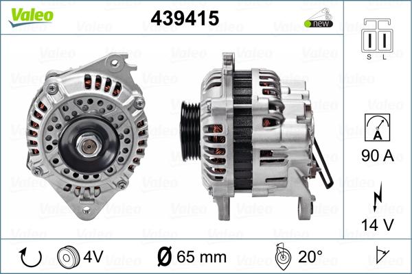 Valeo 439415 - Ģenerators adetalas.lv