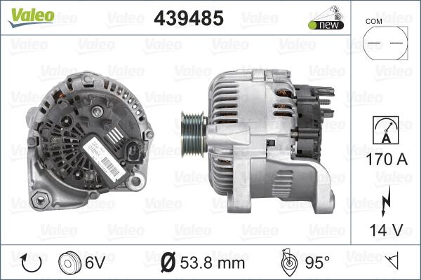 Valeo 439485 - Ģenerators adetalas.lv