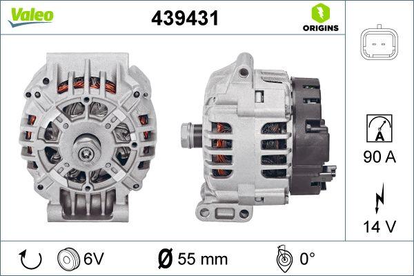 Valeo 439431 - Ģenerators adetalas.lv