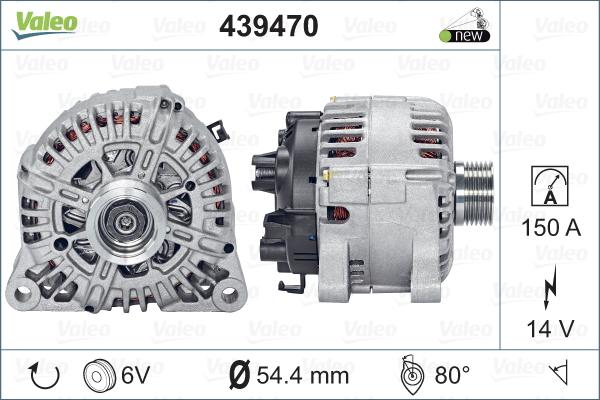 Valeo 439470 - Ģenerators adetalas.lv