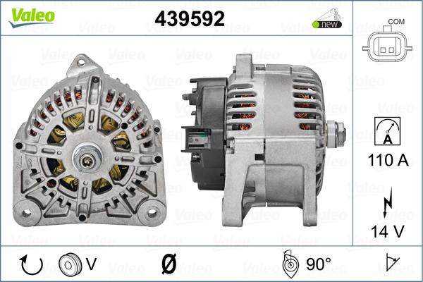 Valeo 439592 - Ģenerators adetalas.lv