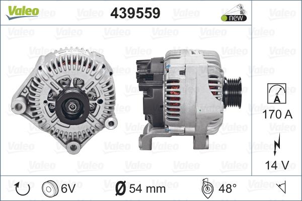 Valeo 439559 - Ģenerators adetalas.lv