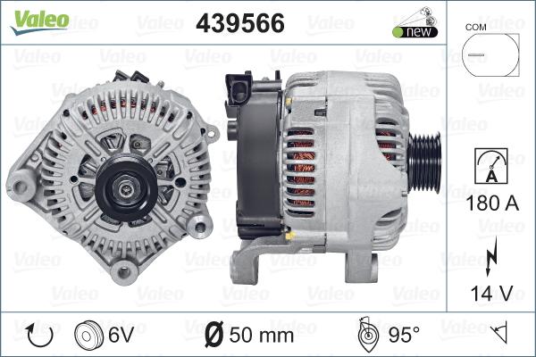 Valeo 439566 - Ģenerators adetalas.lv