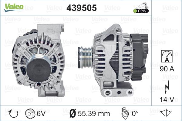 Valeo 439505 - Ģenerators adetalas.lv