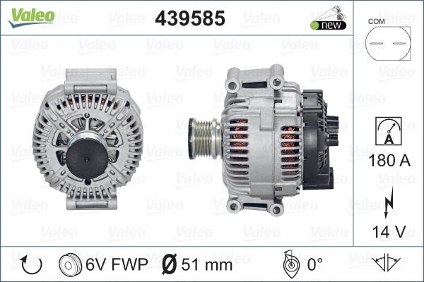 Valeo 439585 - Ģenerators adetalas.lv