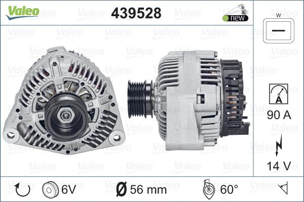 Valeo 439528 - Ģenerators adetalas.lv