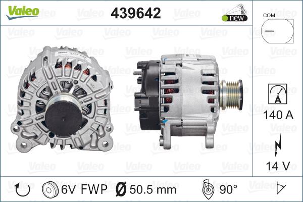 Valeo 439642 - Ģenerators adetalas.lv