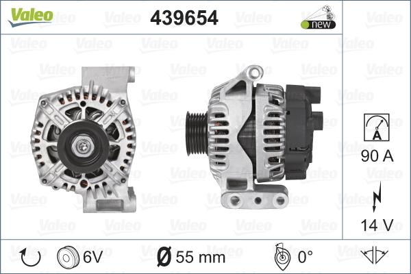 Valeo 439654 - Ģenerators adetalas.lv