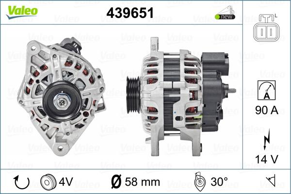 Valeo 439651 - Ģenerators adetalas.lv