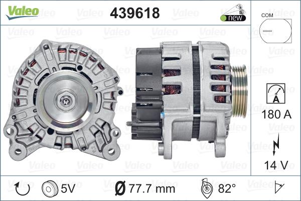 Valeo 439618 - Ģenerators adetalas.lv