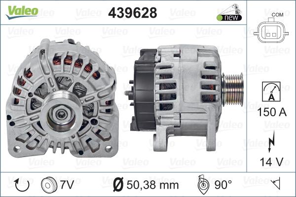 Valeo 439628 - Ģenerators adetalas.lv