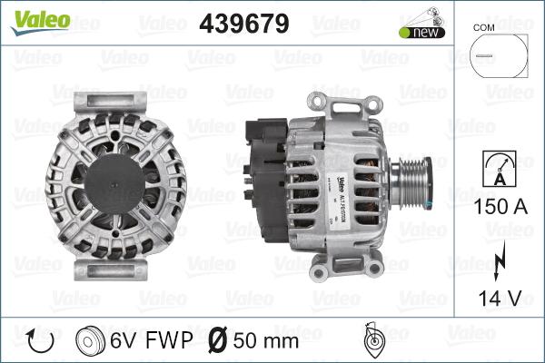 Valeo 439679 - Ģenerators adetalas.lv