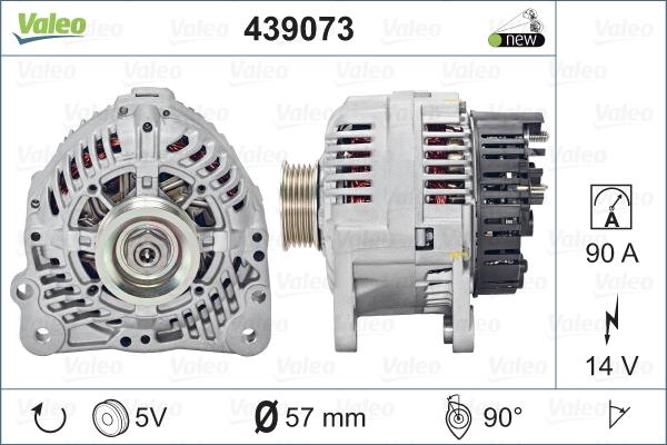 Valeo 439073 - Ģenerators adetalas.lv