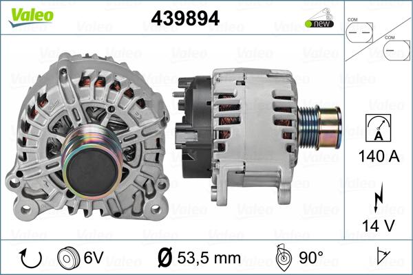 Valeo 439894 - Ģenerators adetalas.lv