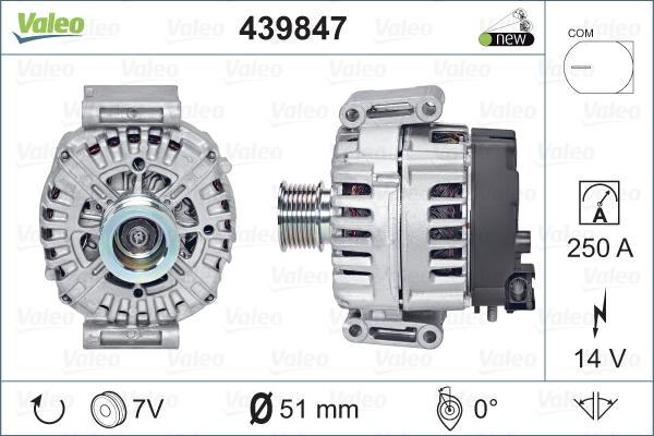 Valeo 439847 - Ģenerators adetalas.lv