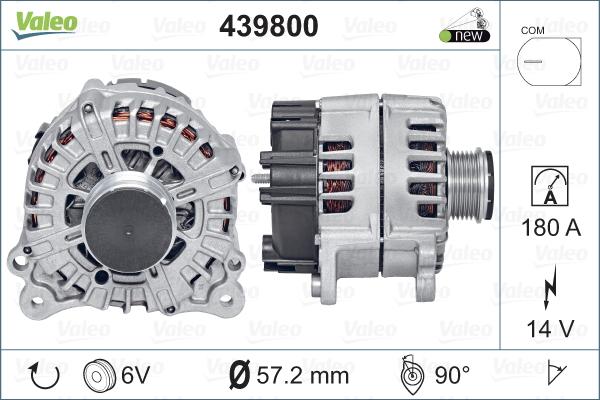 Valeo 439800 - Ģenerators adetalas.lv