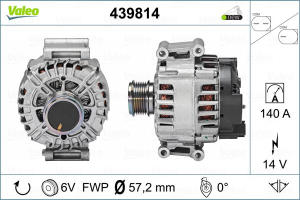 Valeo 439814 - Ģenerators adetalas.lv